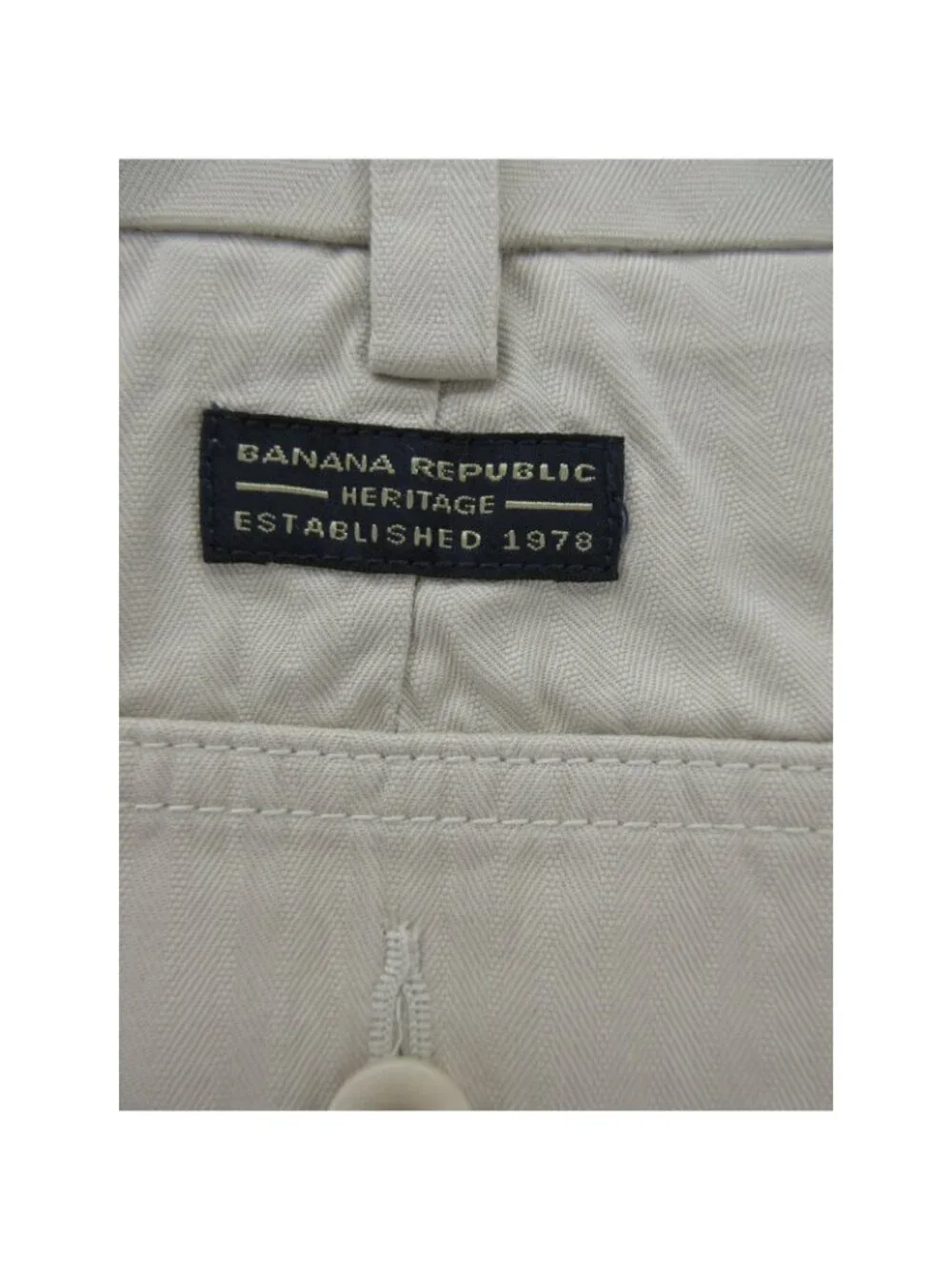 Banana Republic Pants 44X32 Chino Herringbone Heritage Baggy Y2K NEW